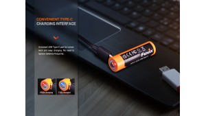 Fenix 14500 - 2200mAh - Acumulator cu USB Type-C - ARB-L 14-2200U