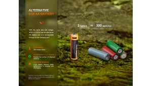 Fenix 14500 - 2200mAh - Acumulator cu USB Type-C - ARB-L 14-2200U