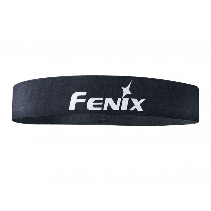 Fenix AFH-10 - Bandă elastică de cap reflectorizantă - pentru activități sportive - Negru