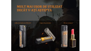 Fenix ARE-X11 - Kit de încărcare 18650 - acumulator de 3500mAh inclus