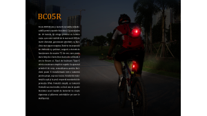 Fenix BC05R - Lanternă bicicletă de spate - 10 Lumeni - 6 Metri