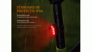 Fenix BC05R - Lanternă bicicletă de spate - 10 Lumeni - 6 Metri