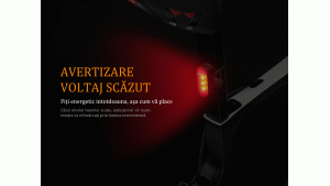 Fenix BC05R - Lanternă bicicletă de spate - 10 Lumeni - 6 Metri