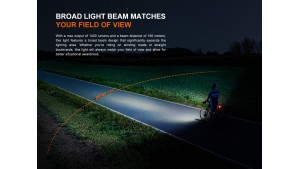 Fenix BC22R - Lanternă bicicletă - 1400 Lumeni - 156 Metri
