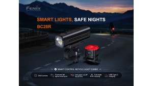 Fenix BC28R - Lanternă bicicletă Combo - 2500 Lumeni - 180 Metri Fenix BC28R - Lanternă bicicletă Combo - 2500 Lumeni - 180 Metri