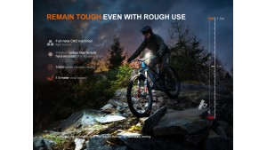 Fenix BC28R - Lanternă bicicletă Combo - 2500 Lumeni - 180 Metri Fenix BC28R - Lanternă bicicletă Combo - 2500 Lumeni - 180 Metri