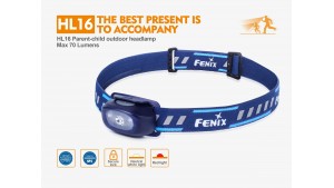 Fenix HL16 - Lanternă frontală - 70 Lumeni - 35 Metri - Albastru