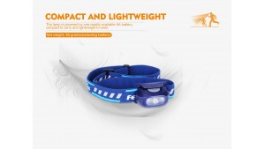 Fenix HL16 - Lanternă frontală - 70 Lumeni - 35 Metri - Albastru