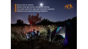 Fenix HL16 - Lanternă frontală - 70 Lumeni - 35 Metri - Albastru