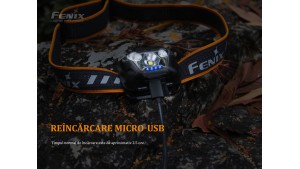 Fenix HL18RW - Lanternă frontală - 500 Lumeni - 85 Metri - Negru