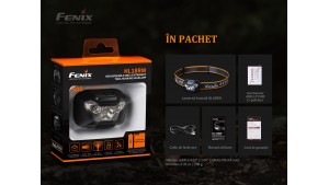 Fenix HL18RW - Lanternă frontală - 500 Lumeni - 85 Metri - Negru