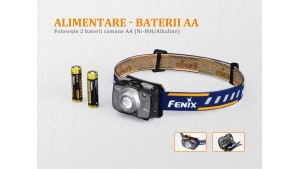 Fenix HL30 - Ediție 2018 - Lanternă Frontală - 300 Lumeni - 50 Metri - Albastru