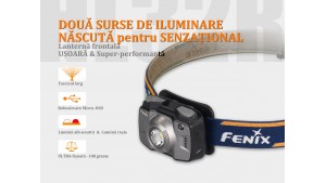 Fenix HL32R - Lanternă Frontală Reîncărcabilă - 600 Lumeni - 73 Metri - Albastru Fenix HL32R - Lanternă Frontală Reîncărcabilă - 600 Lumeni - 73 Metri - Albastru