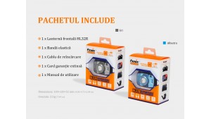 Fenix HL32R - Lanternă Frontală Reîncărcabilă - 600 Lumeni - 73 Metri - Albastru Fenix HL32R - Lanternă Frontală Reîncărcabilă - 600 Lumeni - 73 Metri - Albastru