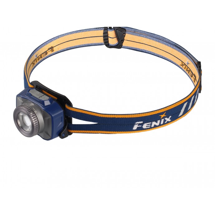 Fenix HL40R - Lanternă Frontală Reîncărcabilă - 600 Lumeni - 147 Metri - Albastru