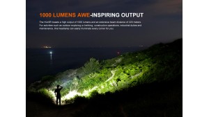 Fenix HL45R - Lanternă Frontală Reîncărcabilă cu Focusare Ajustabilă - 1000 Lumeni - 220 Metri