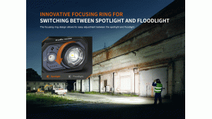 Fenix HL45R - Lanternă Frontală Reîncărcabilă cu Focusare Ajustabilă - 1000 Lumeni - 220 Metri