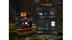 Fenix HL45R - Lanternă Frontală Reîncărcabilă cu Focusare Ajustabilă - 1000 Lumeni - 220 Metri