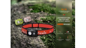 Fenix HL16 NEW - Lanternă Frontală - 450 Lumeni - 104 Metri - Green
