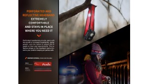 Fenix HL16 NEW - Lanternă Frontală - 450 Lumeni - 104 Metri - Green