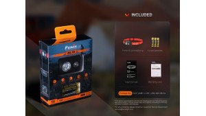 Fenix HL16 NEW - Lanternă Frontală - 450 Lumeni - 104 Metri - Green