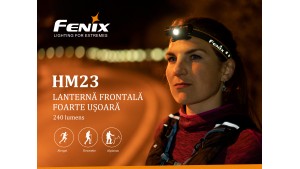 Fenix HM23 - Lanternă frontală - 240 Lumeni - 53 Metri
