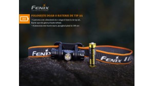 Fenix HM23 - Lanternă frontală - 240 Lumeni - 53 Metri
