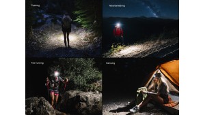 Fenix HM55R - Lanternă frontală - 1200 Lumeni - 175 Metri - Dark Purple