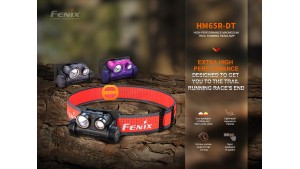 Fenix HM65R-DT - Lanternă frontală - 1500 Lumeni - 170 Metri - Nebula
