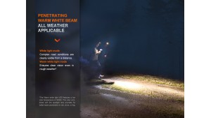 Fenix HM65R-DT - Lanternă frontală - 1500 Lumeni - 170 Metri - Nebula