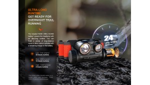 Fenix HM65R-DT - Lanternă frontală - 1500 Lumeni - 170 Metri - Nebula