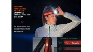 Fenix HM65R-DT - Lanternă frontală - 1500 Lumeni - 170 Metri - Nebula