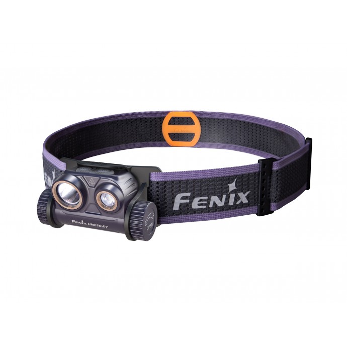 Fenix HM65R-DT - Lanternă frontală - 1500 Lumeni - 170 Metri - Dark Purple