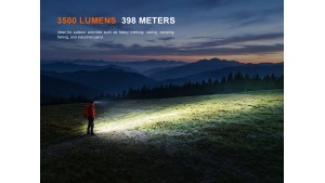 Fenix HM75R PRO - Lanternă frontală - 3500 Lumeni - 398 Metri