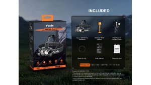 Fenix HM75R PRO - Lanternă frontală - 3500 Lumeni - 398 Metri