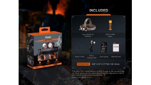 Fenix HM75R SE - Lanternă frontală - 1600 Lumeni - 223 Metri Fenix HM75R SE - Lanternă frontală - 1600 Lumeni - 223 Metri