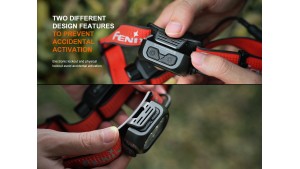 Fenix HP12R-T - Lanternă frontală - 1300 Lumeni - 200 Metri - Red