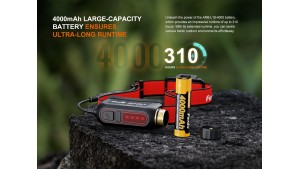 Fenix HP12R-T - Lanternă frontală - 1300 Lumeni - 200 Metri - Red