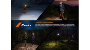 Fenix HP12R-T - Lanternă frontală - 1300 Lumeni - 200 Metri - Red