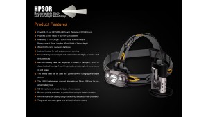 Fenix HP30R - Negru