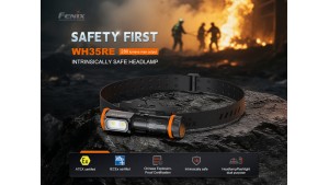 Fenix WH35RE - ATEX - Lanternă frontală rezistentă la explozii - 280 Lumeni - 21 Metri