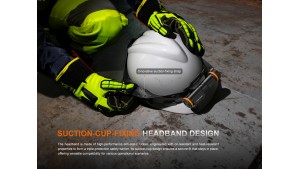 Fenix WH35RE - ATEX - Lanternă frontală rezistentă la explozii - 280 Lumeni - 21 Metri