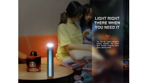 Fenix E-CP - Lanternă EDC & Power-bank - 1600 Lumeni - 222 Metri - Albastru