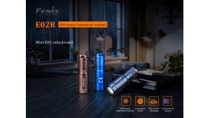 Fenix Set TK16 V2.0 - Lanternă Tactică & E02R Lanternă EDC