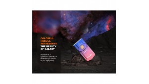 Fenix E03R V2.0 - Lanternă EDC - 500 Lumeni - 90 Metri - Limited Edition - Nebula