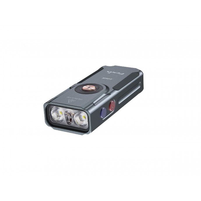 Fenix E06R - Lanternă EDC tip Breloc - 700 Lumeni - 80 Metri - Gun Grey