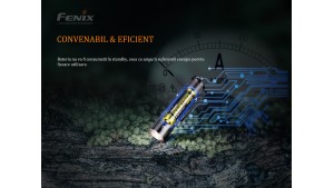 Fenix E12 V2.0 - Lanternă EDC - 160 Lumeni - 68 Metri