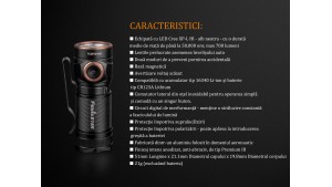 Fenix E18R - Lanternă EDC - 750 Lumeni - 136 Metri