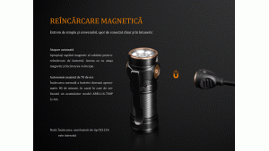 Fenix E18R - Lanternă EDC - 750 Lumeni - 136 Metri