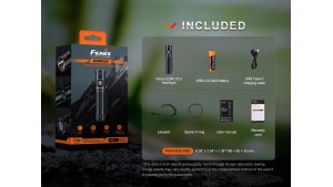 Fenix E28R V2.0 - Lanternă EDC Reîncărcabilă - 1700 Lumeni - 273 Metri